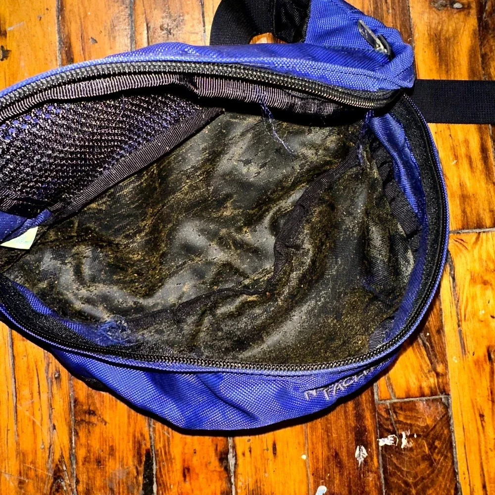 THE NORTH FACE Unisex Bozer Hip Backpack Blue Black Nylon Waist Bag Zipper